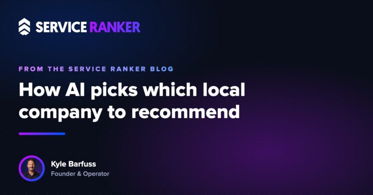 How AI decides which local business to recommend