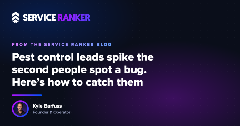 Pest control leads spike the second people spot a bug. Here’s how to catch them