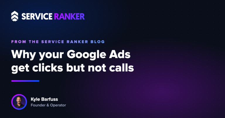 Why your Google Ads get clicks but not calls