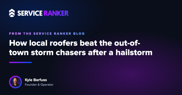 How local roofers beat the out-of-town storm chasers after a hailstorm