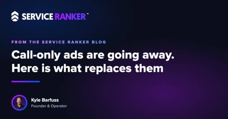 Call-only ads are going away. What emergency trades should run instead