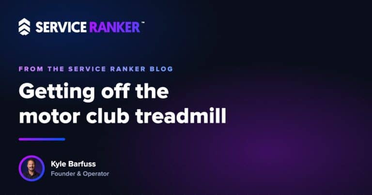 Getting off the motor club treadmill: how tow companies build their own call volume